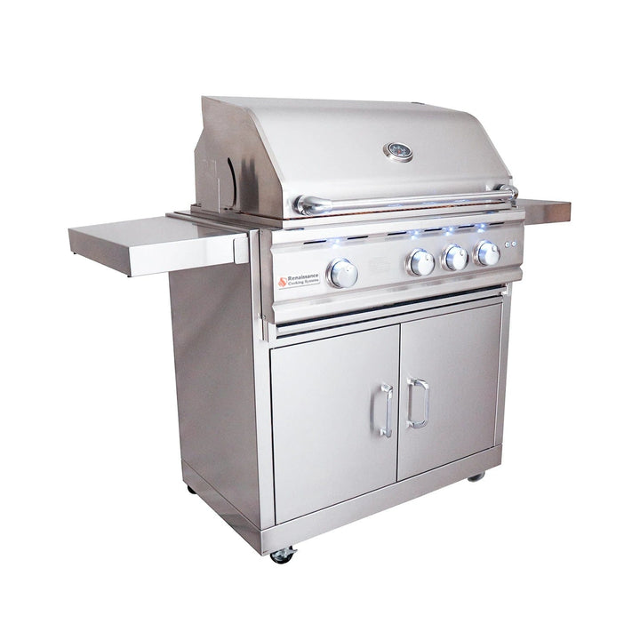 RCS Cutlass Pro Series 30" Freestanding Grill RON30A CK outdoor kitchen empire