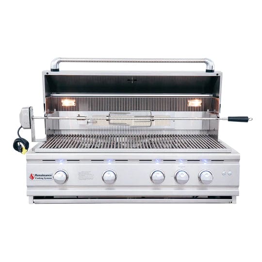 RCS Cutlass Pro Series 38" Built-in Grill with Window RON38AW outdoor kitchen empire