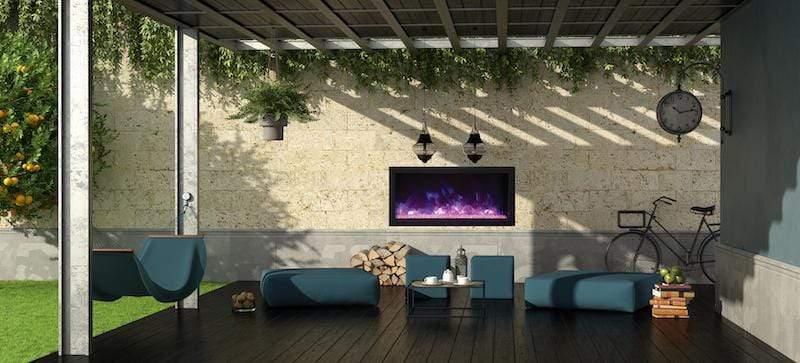 Remii Extra Slim 35" Electric Fireplace 102735-XS outdoor kitchen empire