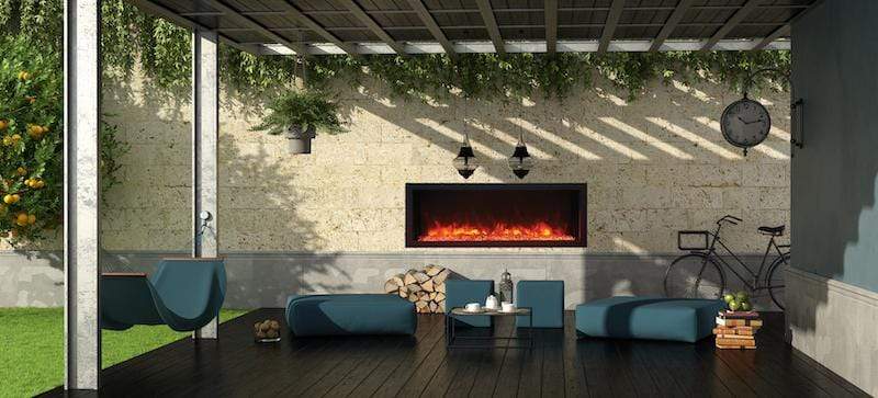 Remii Extra Slim 55" Electric Fireplace 102755-XS outdoor kitchen empire