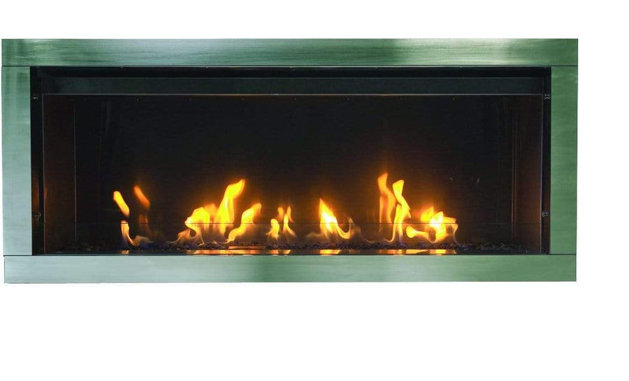 Sierra Flame Tahoe 45" Outdoor Vent Free Linear Gas Fireplace TAHOE-45 outdoor kitchen empire