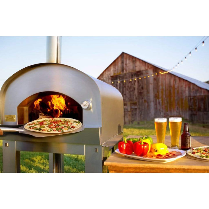 Sole Gourmet Italia 24x24-inch Wood-fired Pizza Oven XLarge SOITALIA2424RF outdoor kitchen empire
