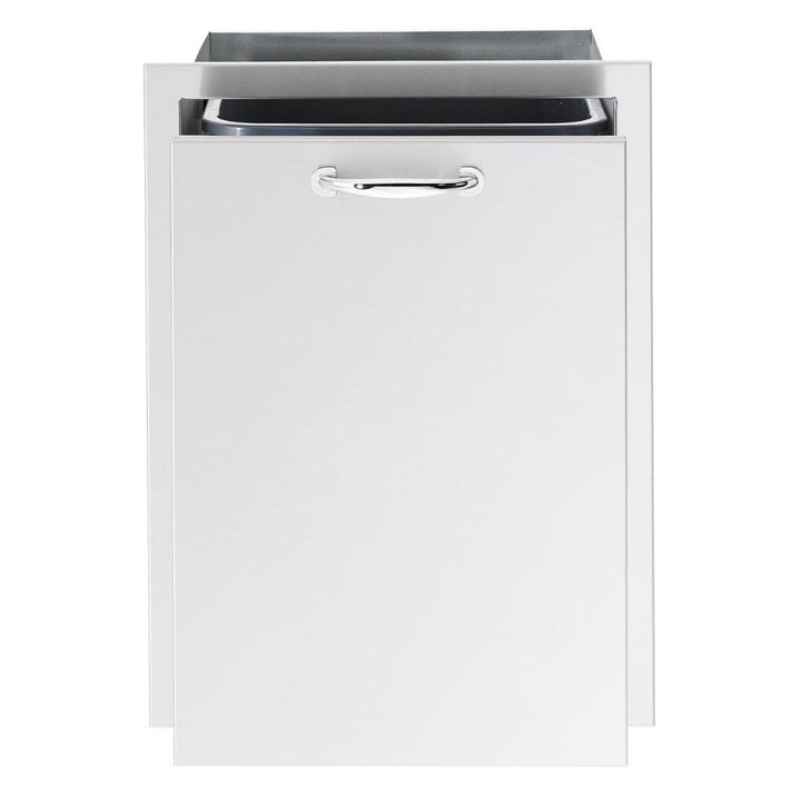 Summerset 20" Stainless Steel Trash Pullout Drawer with 10 Gallon Trash Bin SSTD1-20 outdoor kitchen empire