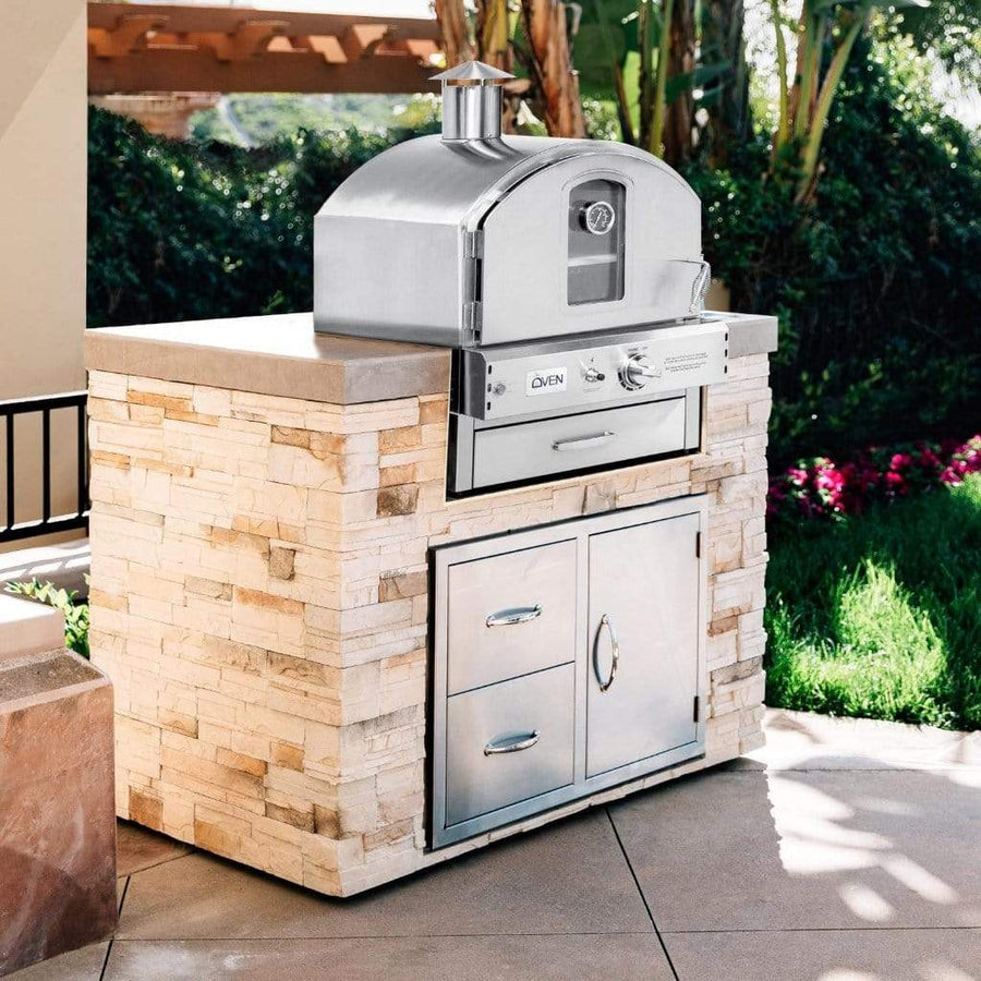 Summerset 23" Built-In/Countertop Gas Outdoor Oven SS-OVBI outdoor kitchen empire