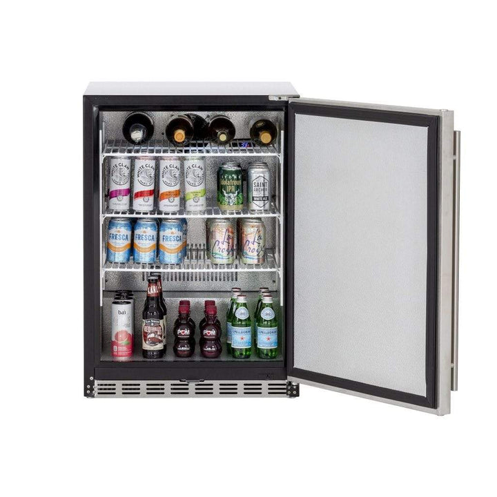Summerset 24" 5.3 Cu. Ft. Deluxe Outdoor Rated Compact Refrigerator outdoor kitchen empire