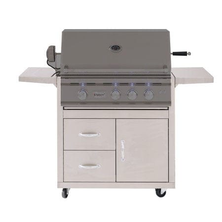 Summerset 32-inch Fully Assembled Door & 2-Drawer Combo Grill Cart for TRL Series CART-TRL32-DC outdoor kitchen empire