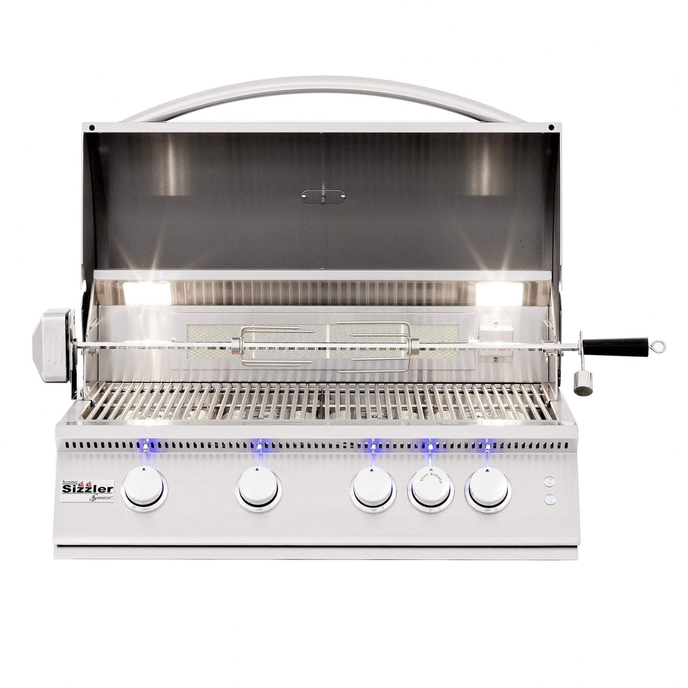 Summerset Sizzler Pro 32" 4-Burner Built-In Gas Grill SIZPRO32 outdoor kitchen empire