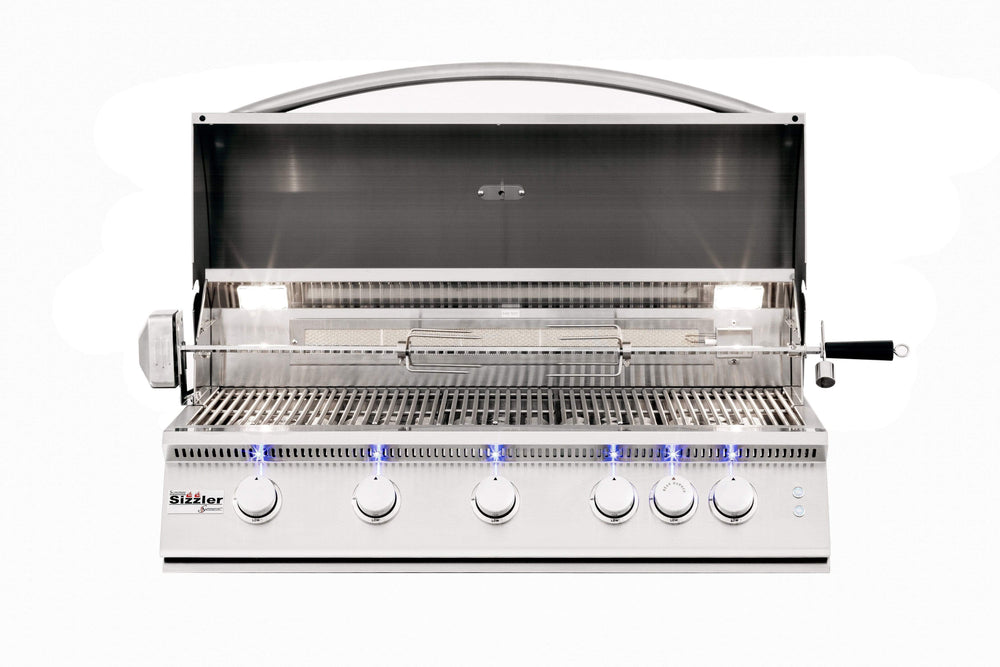 Summerset Sizzler Pro 40" 5-Burner Built-In Gas Grill SIZPRO40 outdoor kitchen empire