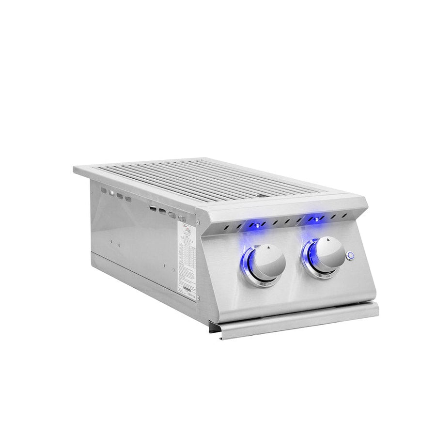 Summerset Sizzler Pro Double Side Burner with LED Illumination - SIZPROSB2 outdoor kitchen empire