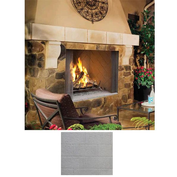 Superior 42" Traditional Wood Burning Outdoor Fireplace WRE4542W outdoor kitchen empire