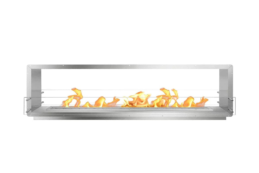 The Bio Flame 96-inch Double Sided Built-In Ethanol Firebox outdoor kitchen empire