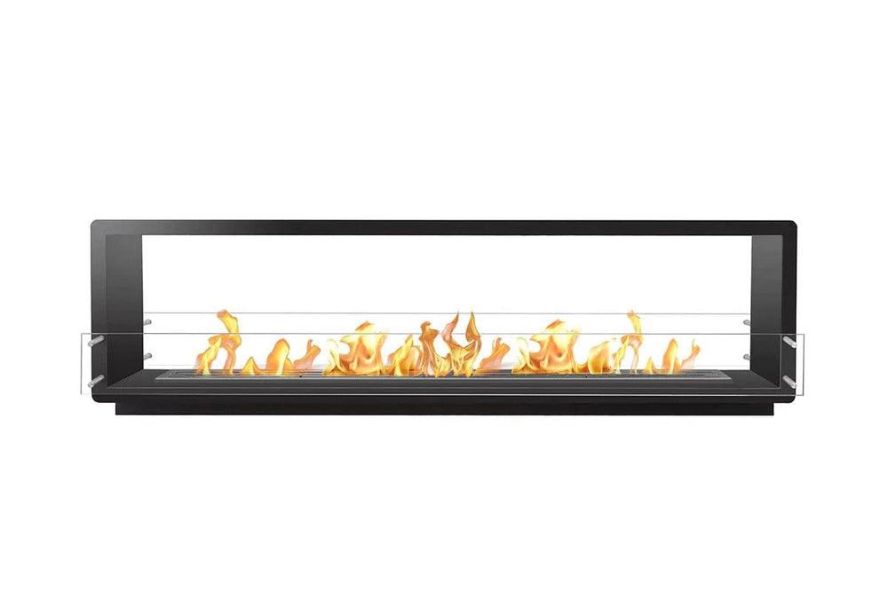 The Bio Flame 96-inch Double Sided Built-In Ethanol Firebox outdoor kitchen empire