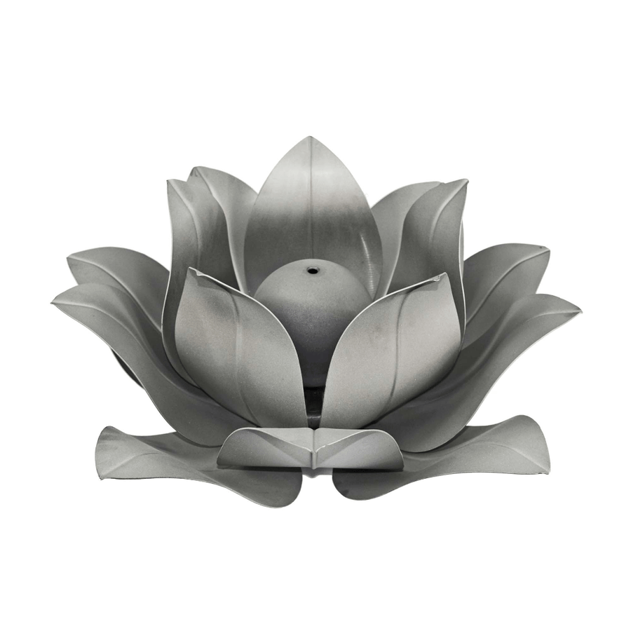 The Outdoor Plus 18x9 inch Stainless Steel Ornament Gas Lotus Flower Burner OPT-LF outdoor kitchen empire