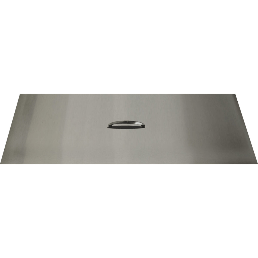 The Outdoor Plus Rectangular 16 x 106-inch Stainless Steel Fire Pit Cover OPT-RC16106 outdoor kitchen empire