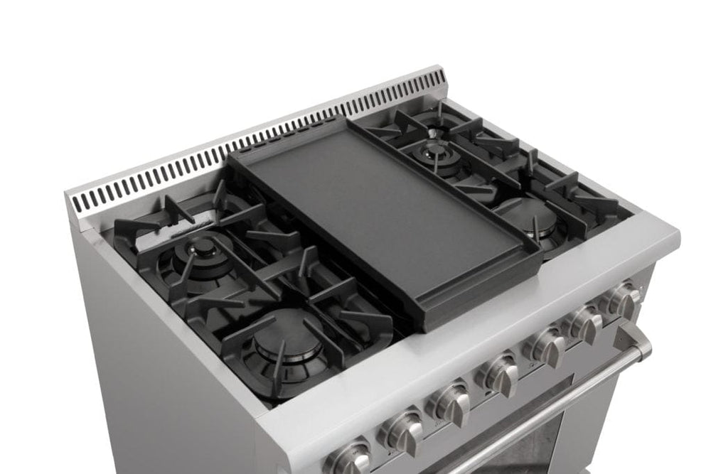 Thor Kitchen 22-inch Cast Iron Double Burner Griddle RG1032 outdoor kitchen empire