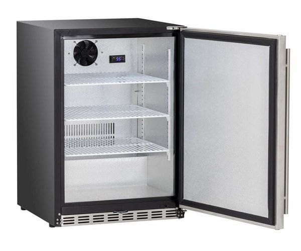 TrueFlame 24" 5.3C Outdoor Rated Fridge TF-RFR-24S outdoor kitchen empire
