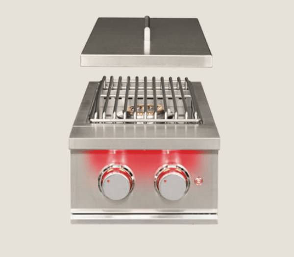 TrueFlame Built-In Gas Double Side Burner TFSB2 outdoor kitchen empire
