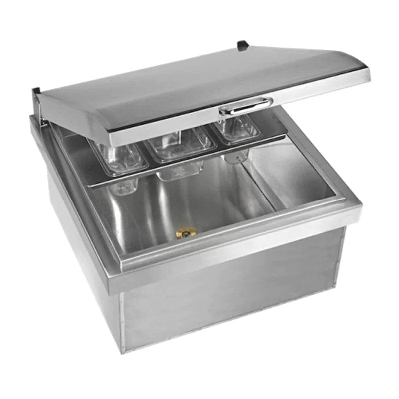 Twin Eagles 24-Inch Drop-In Stainless Steel Ice Bin Cooler TEOC24D-B outdoor kitchen empire