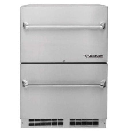 Twin Eagles 24-inch Outdoor Two Door Refrigerator TERD242-G outdoor kitchen empire