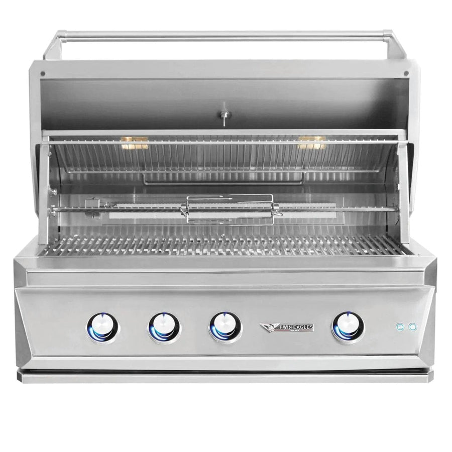 Twin Eagles 36-Inch 3-Burner Built-In Gas Grill TEBQ36G outdoor kitchen empire