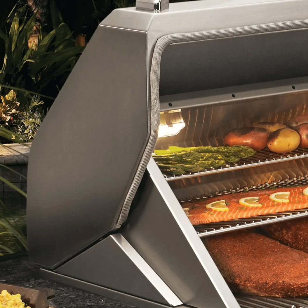 Twin Eagles 36-inch Pellet Grill and Smoker with Rotisserie TEPG36R outdoor kitchen empire