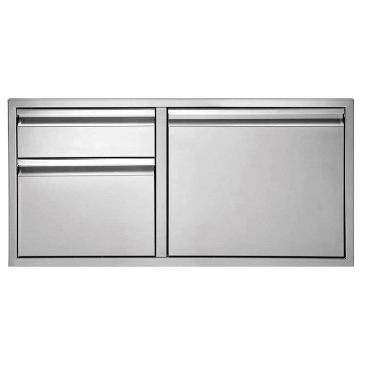 Twin Eagles 42-Inch Stainless Steel Access Door & Double Drawer Combo TEDD422-B outdoor kitchen empire
