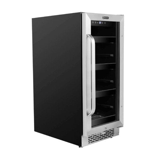 Whynter BBR-838SB 15 inch Built-In 80 Can Undercounter Stainless Steel Beverage Refrigerator with Reversible Door, Digital Control, Lock and Carbon Filter outdoor kitchen empire