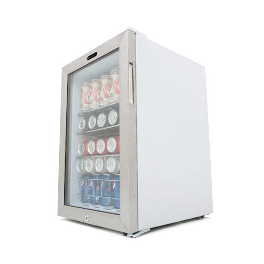 Whynter BR-091WS Beverage Refrigerator With Lock – Stainless Steel 90 Can Capacity outdoor kitchen empire