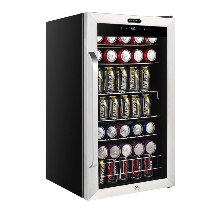 Whynter BR-1211DS Freestanding 121 Can Beverage Refrigerator with Digital Control and Internal Fan outdoor kitchen empire