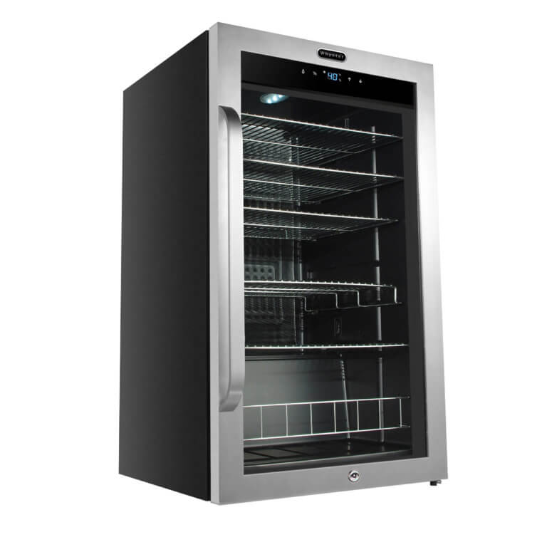 Whynter BR-1211DS Freestanding 121 Can Beverage Refrigerator with Digital Control and Internal Fan outdoor kitchen empire