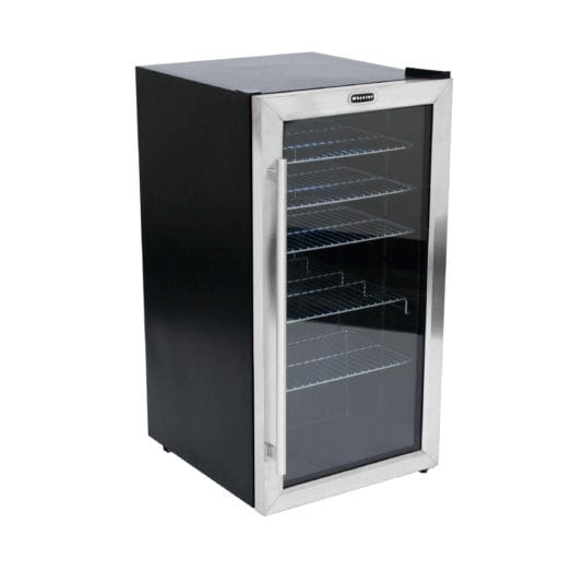 Whynter BR-130SB Beverage Refrigerator with Internal Fan – Stainless Steel 120 Can Capacity outdoor kitchen empire