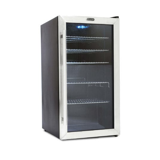 Whynter BR-130SB Beverage Refrigerator with Internal Fan – Stainless Steel 120 Can Capacity outdoor kitchen empire