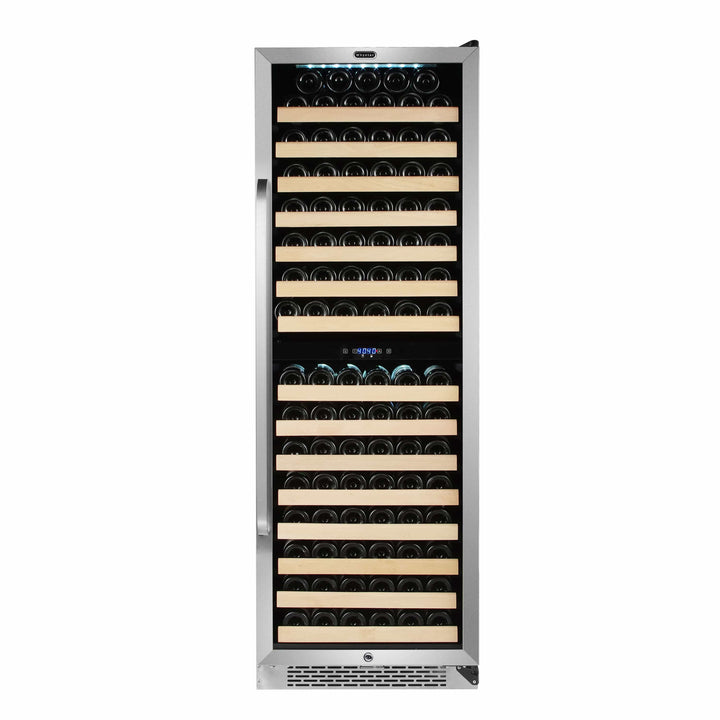 Whynter BWR-1642DZ 164 Bottle Built-in Stainless Steel Dual Zone Compressor Wine Refrigerator outdoor kitchen empire