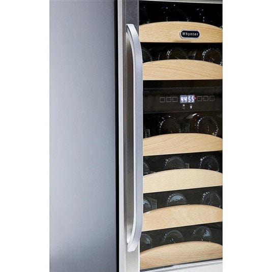 Whynter BWR-281DZ 28 Bottle Dual Temperature Zone Built-In Wine Refrigerator outdoor kitchen empire