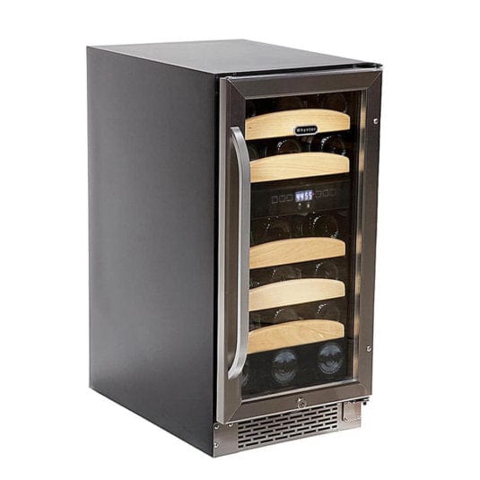 Whynter BWR-281DZ 28 Bottle Dual Temperature Zone Built-In Wine Refrigerator outdoor kitchen empire