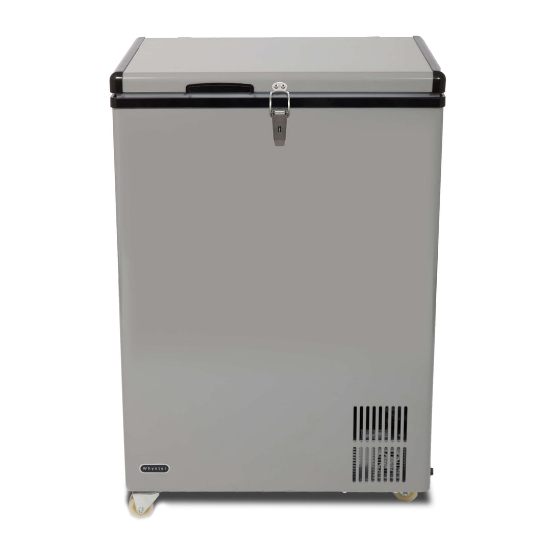 Whynter FM-951GW 95 Quart Portable Wheeled Refrigerator/Freezer with Door Alert and 12v Option outdoor kitchen empire