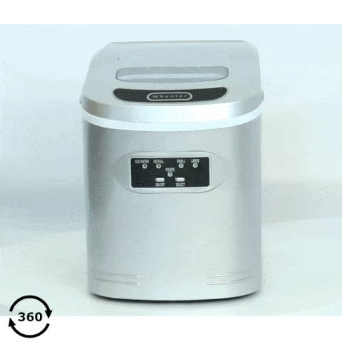Whynter IMC-270MS Compact Portable Ice Maker 27 lb capacity – Metallic Silver outdoor kitchen empire
