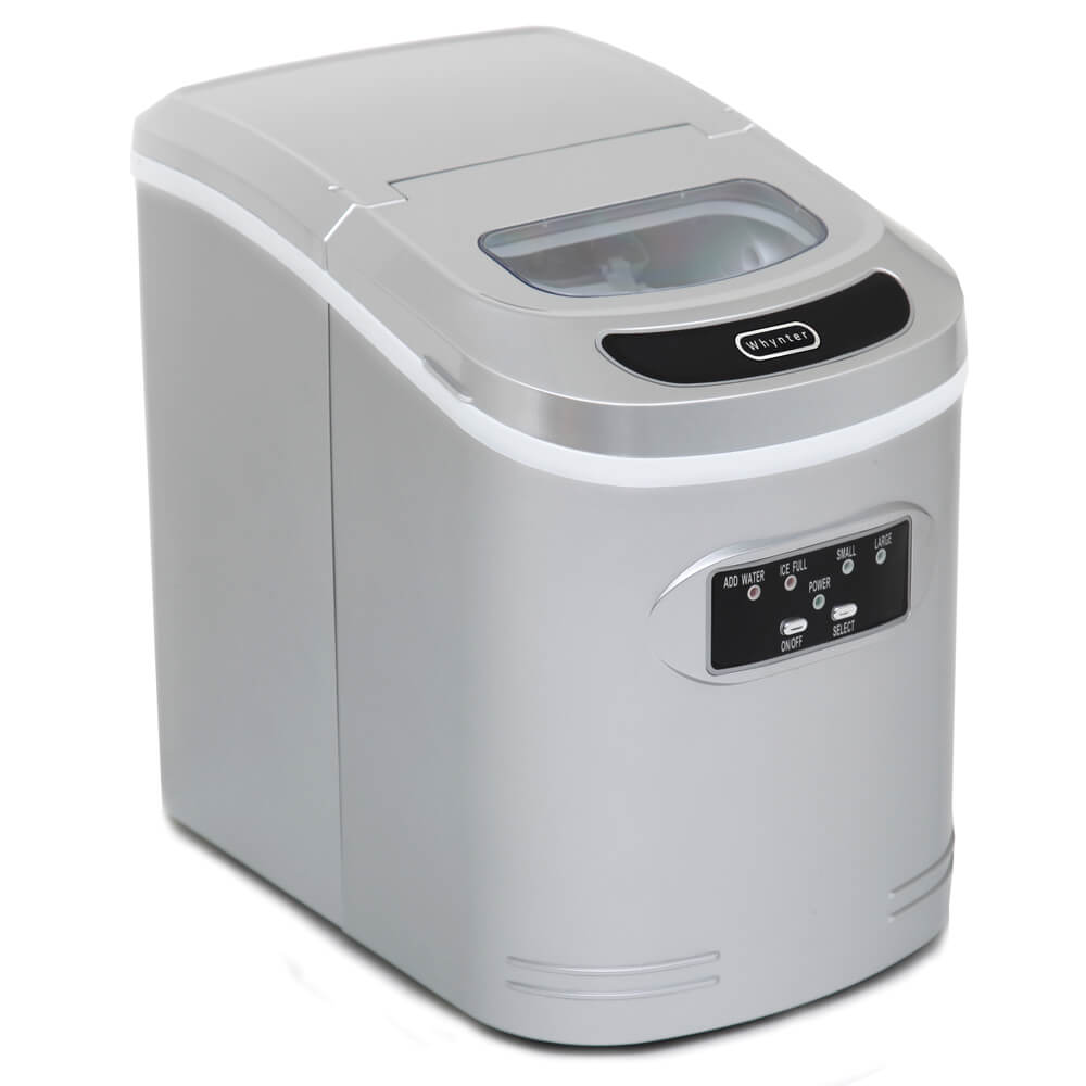 Whynter IMC-270MS Compact Portable Ice Maker 27 lb capacity – Metallic Silver outdoor kitchen empire