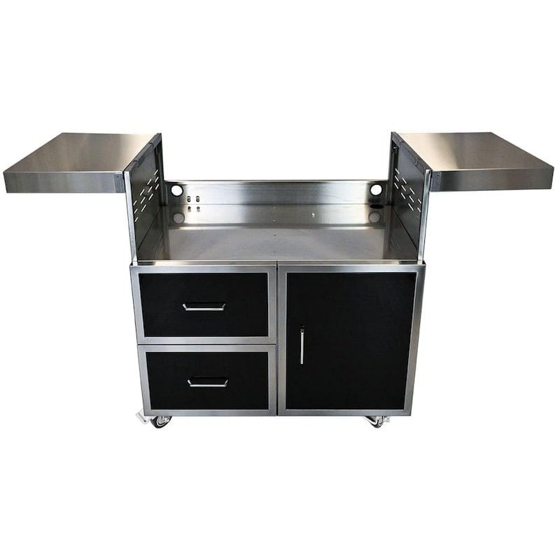 Wildfire 30-Inch Griddle Cart Black Stainless Steel WF-CART30-CG-BSS outdoor kitchen empire