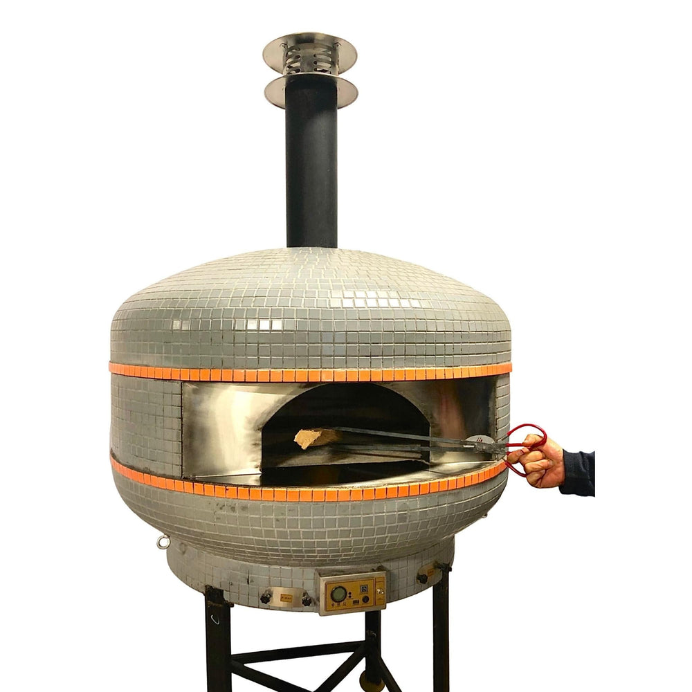 WPPO 28" Professional Lava Digital Controlled Wood Fired Oven with Convection Fan WKPM-D700 outdoor kitchen empire